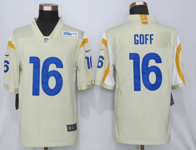 Nike Los Angeles Rams 16 Goff Bone Vapor Untouchable Limited Jersey,We sell and wholesale Nike Los Angeles Rams 16 Goff Bone Vapor Untouchable Limited Jersey on line form chian!